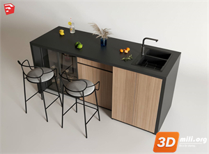 Kitchen island Skp Files